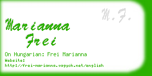 marianna frei business card